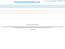 Tablet Screenshot of bosnamuslimmedia.com